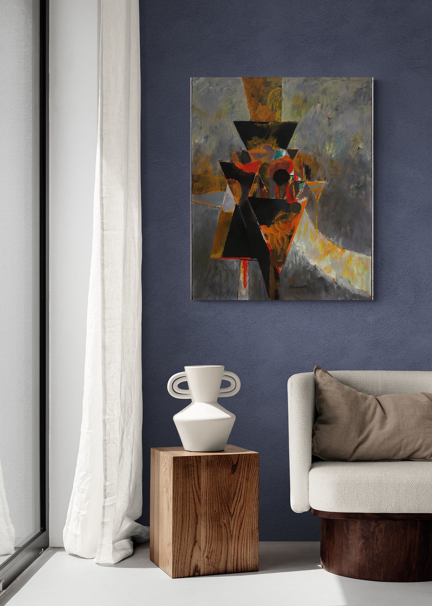Signals, Orange and Black, Painting, 1962