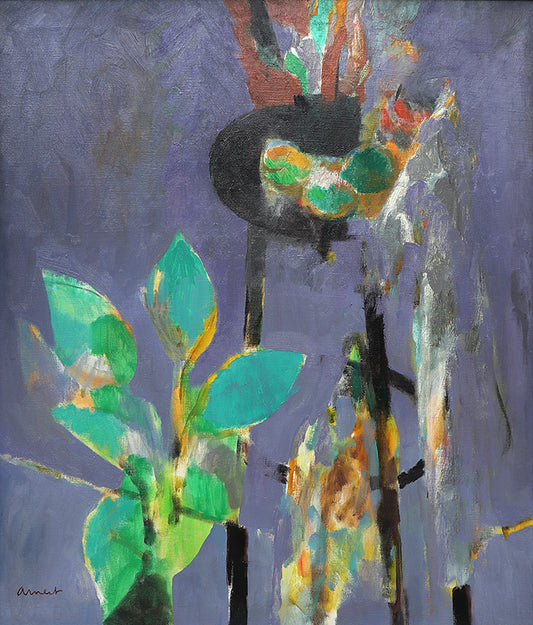 Untitled (Plant and Stool), Painting, 1959