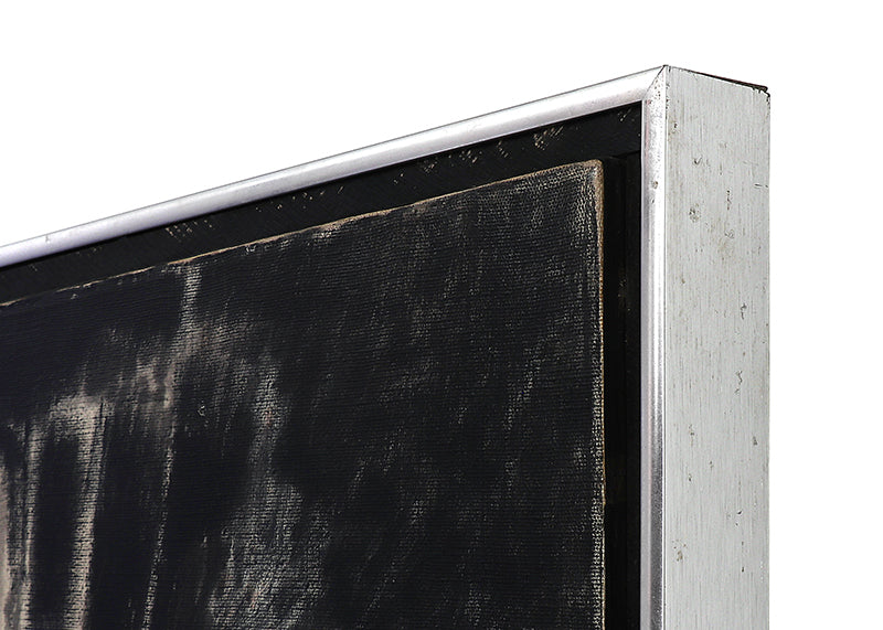 Untitled (Black and White Abstract), Painting, circa 1975