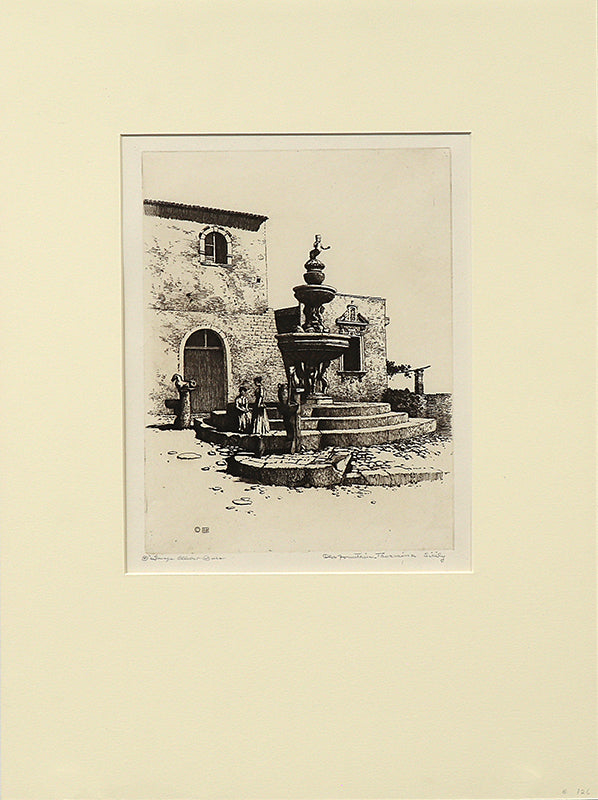 Old Fountain, Taormina, Sicily (Italy), Print, circa 1905