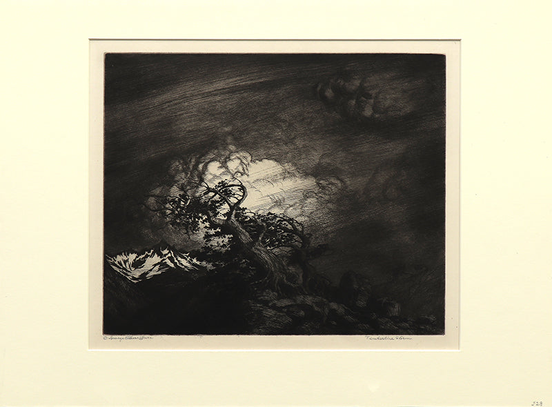 Timberline Storm (Storm near Timberline, Colorado), Print, circa 1922