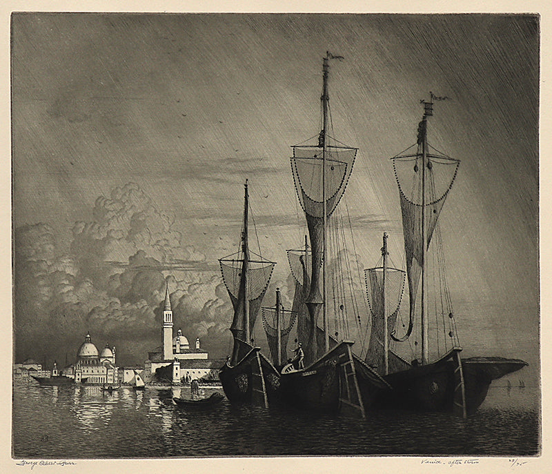Venice After Storm (Italy), Print, circa 1905