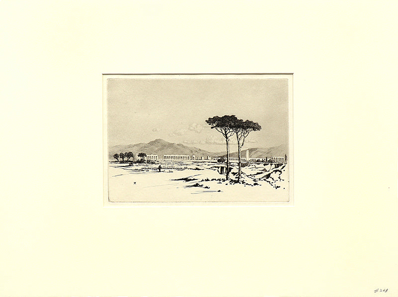From Via Appia (Appian Way, Rome, Italy), Print, circa 1905