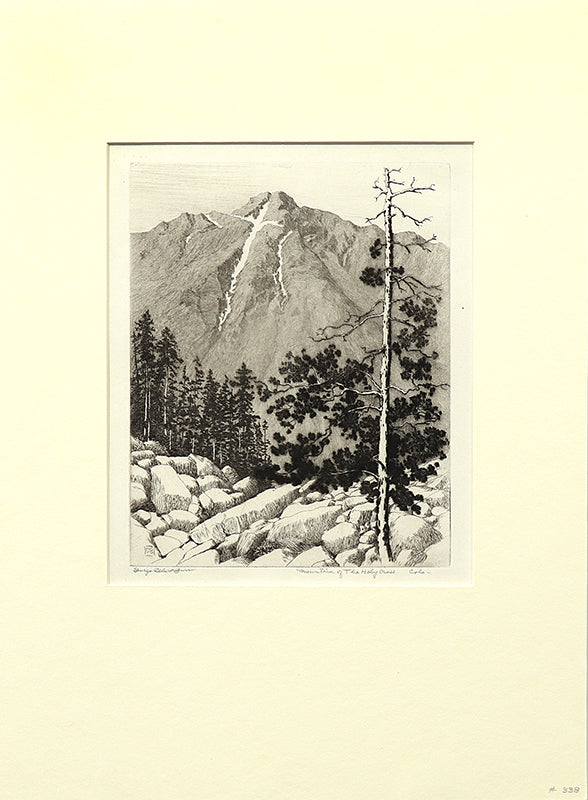 Mountain of the Holy Cross, Colorado, Print, circa 1915
