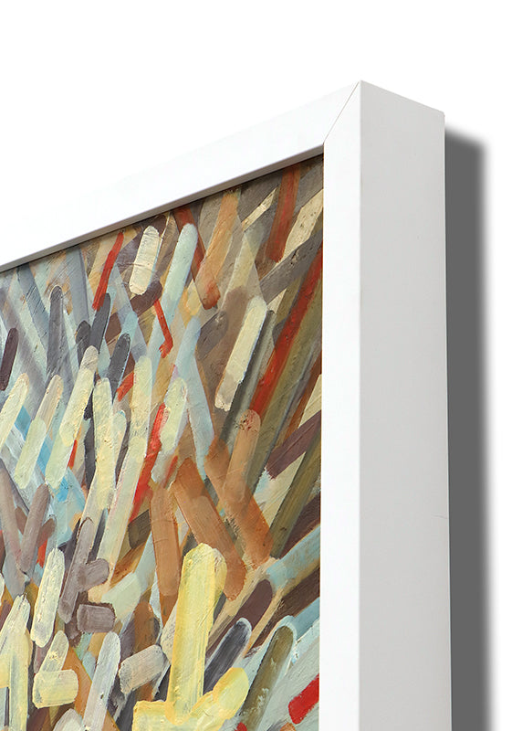 Untitled (Abstract in Red, Brown, Amber, and Olive), Painting