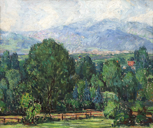 View From The Park (Colorado Landscape), Painting