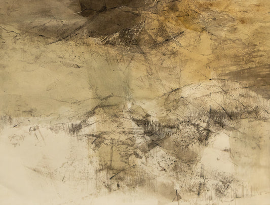 Abstract (Composition in Cream, Gray, and Brown), Painting