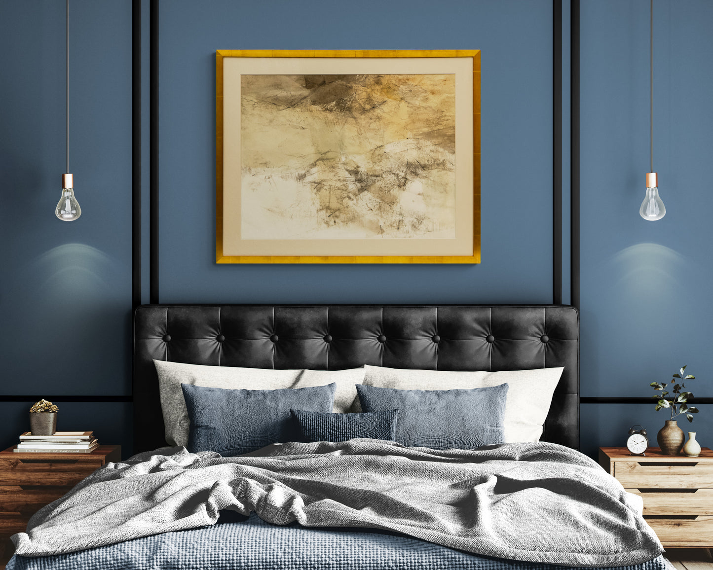 Abstract (Composition in Cream, Gray, and Brown), Painting