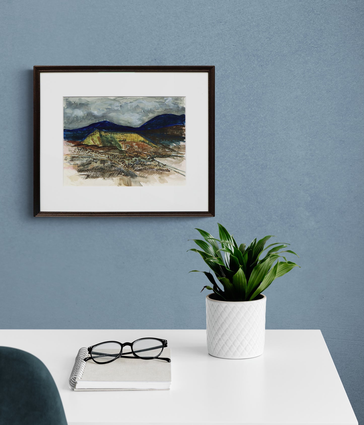 Taos Mountain, Painting, 1977