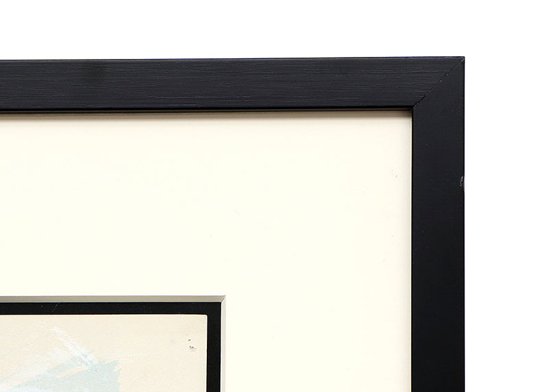 Untitled (Abstract Painting with Black Shape), Painting