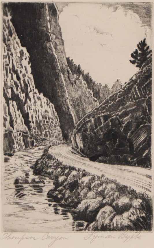 Thompson Canyon (Big Thompson, Near Estes Park, Colorado), Print, circa 1939
