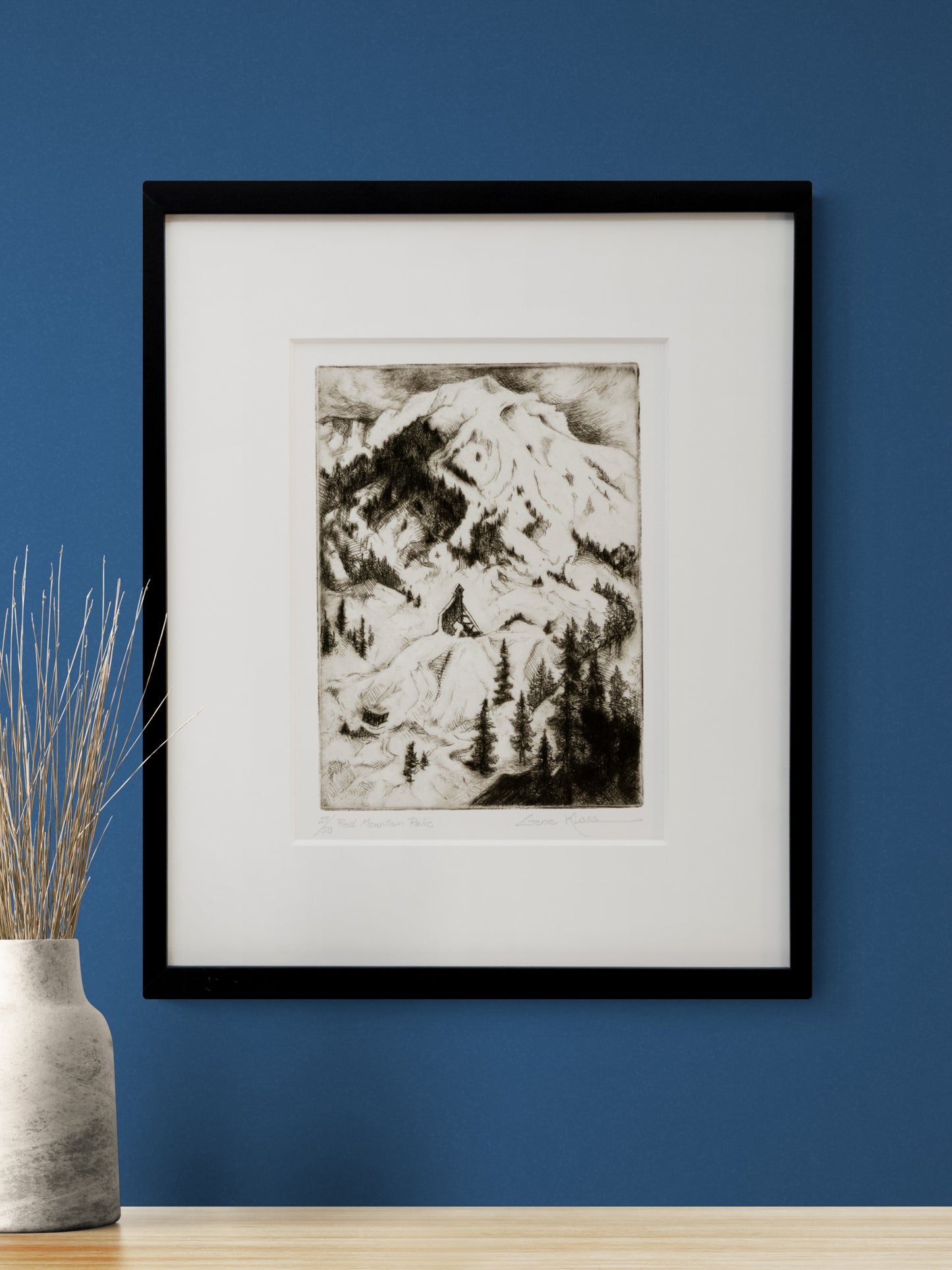 Red Mountain Relic (View of Red Mountain, Colorado), Print