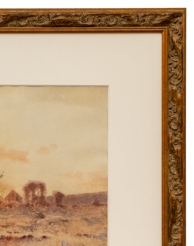 Spring Blossoms (Sunrise over the Platte River), Painting, 1891