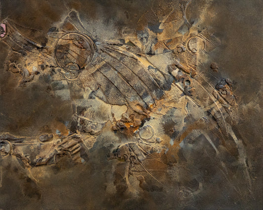 Untitled (Cosmos Abstract), Painting, circa 1960-1970