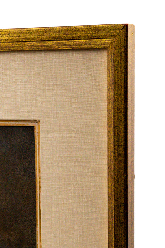 Cosmos (Abstract Composition in Brown, Gray, Rust, and Beige), Painting, circa 1960-1970