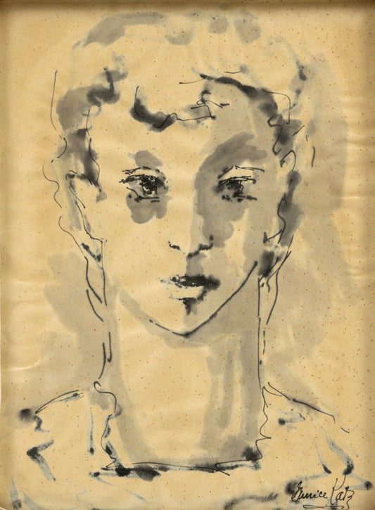 Adolescence (Portrait of a Woman), Painting