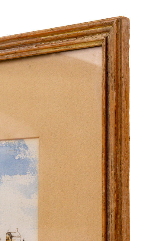 Denver Skyline (Colorado), Painting, 1951