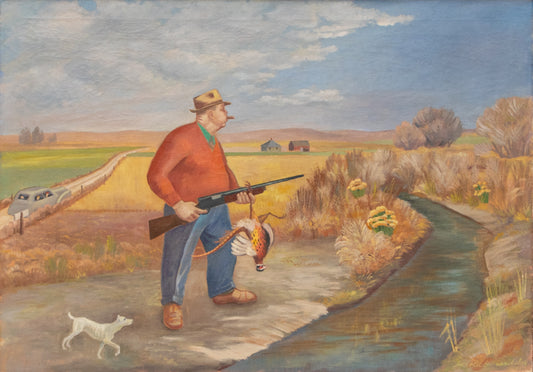 The Pheasant Hunter, Painting