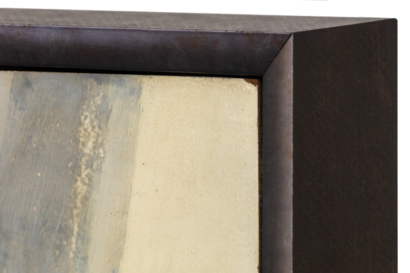 Untitled (Abstract with Red Flowers), Painting, circa 1970-1980