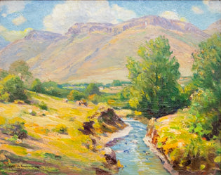 North Table Mountain (Landscape near Golden, Colorado), Painting, circa 1920-1930