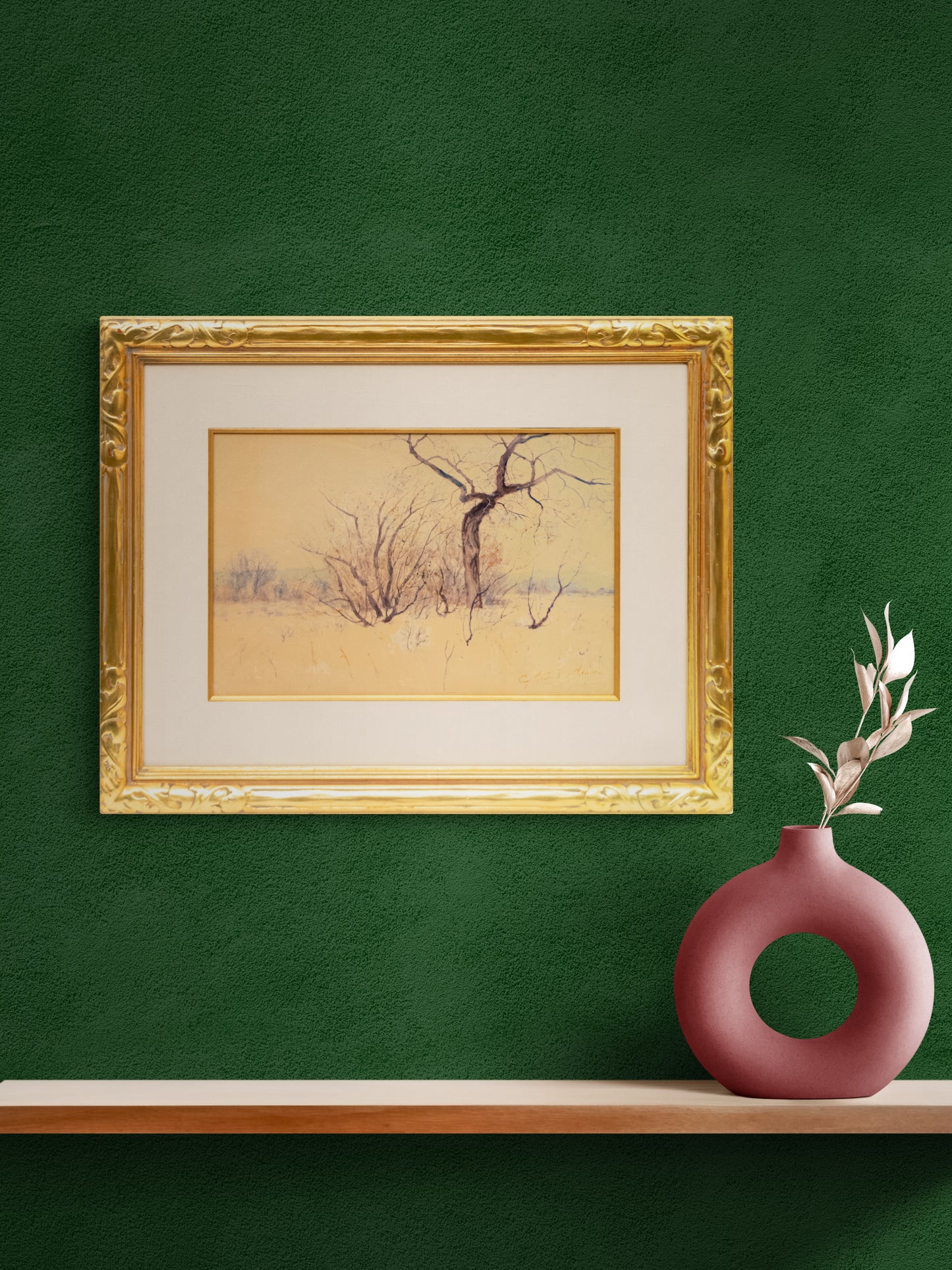 Untitled (Winter Trees), Painting
