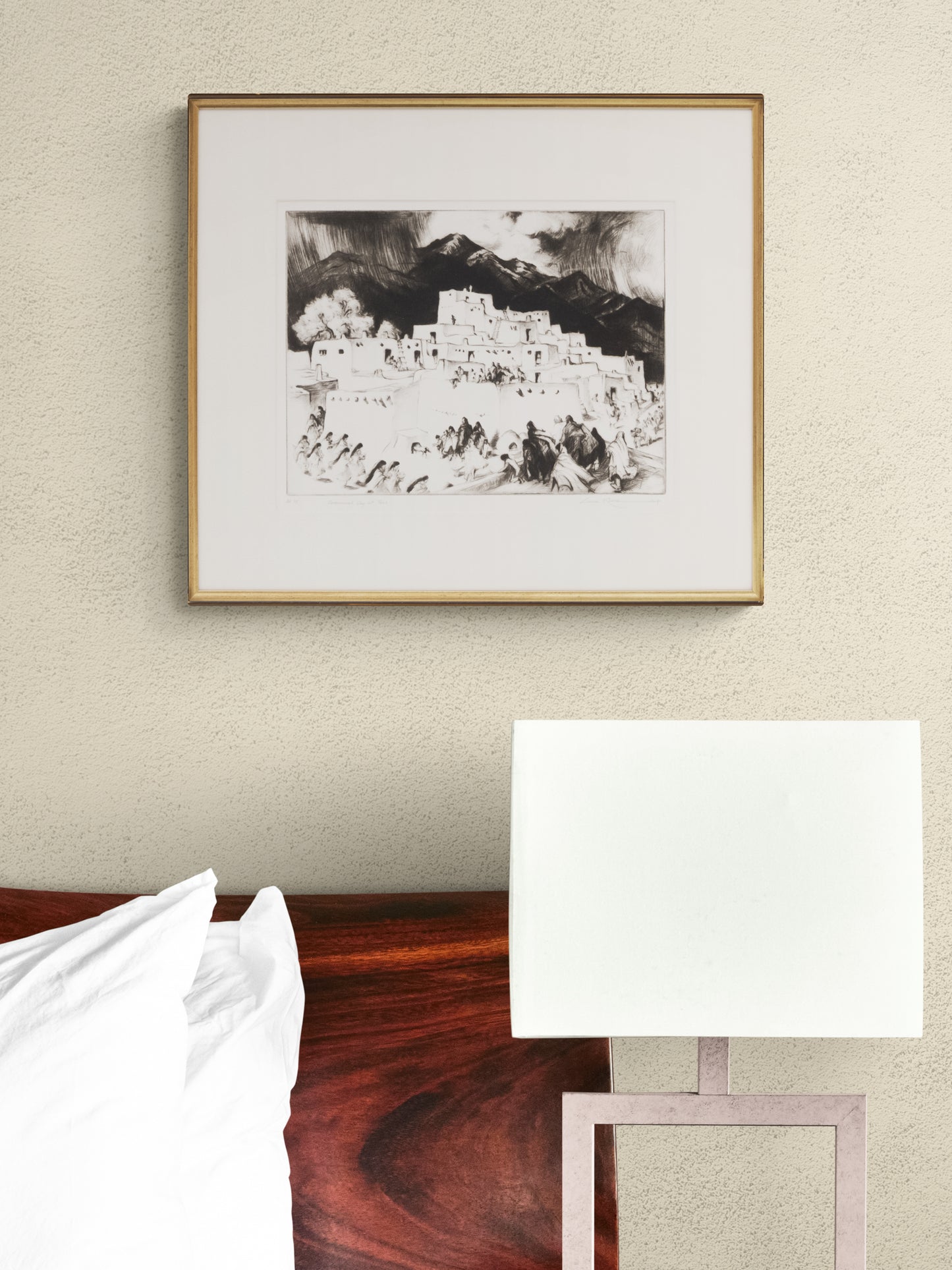 Ceremonial Day at Taos (New Mexico), Print, 1953