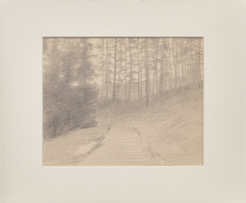 Untitled (Mountain Forest Path), Drawing, circa 1910