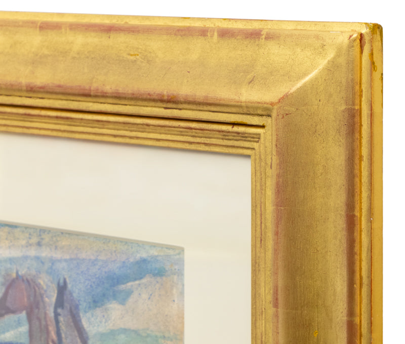 Untitled (Horses), Painting, circa 1930