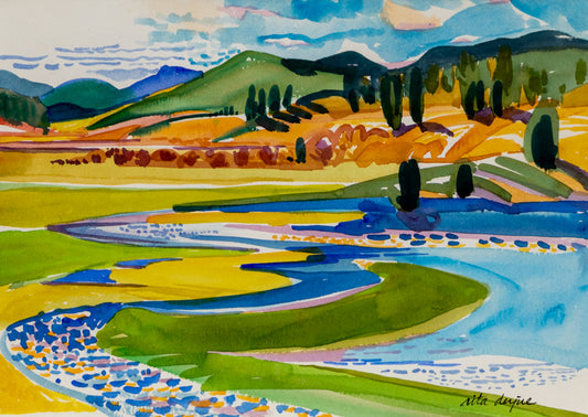 Deer Creek (Colorado), Painting, 1995