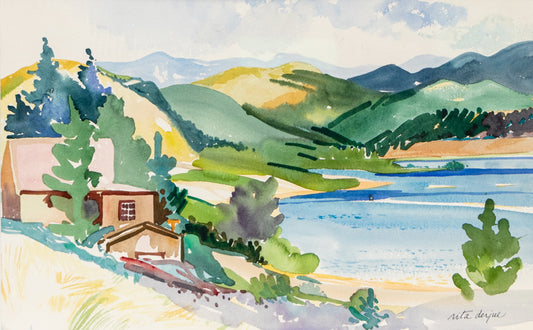 Evergreen Lake (Colorado), Painting