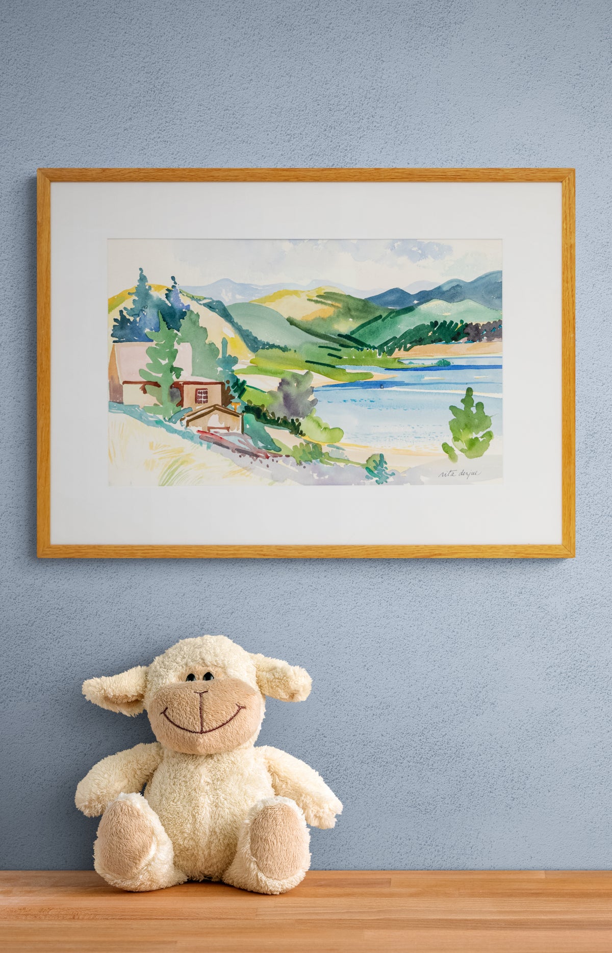 Evergreen Lake (Colorado), Painting