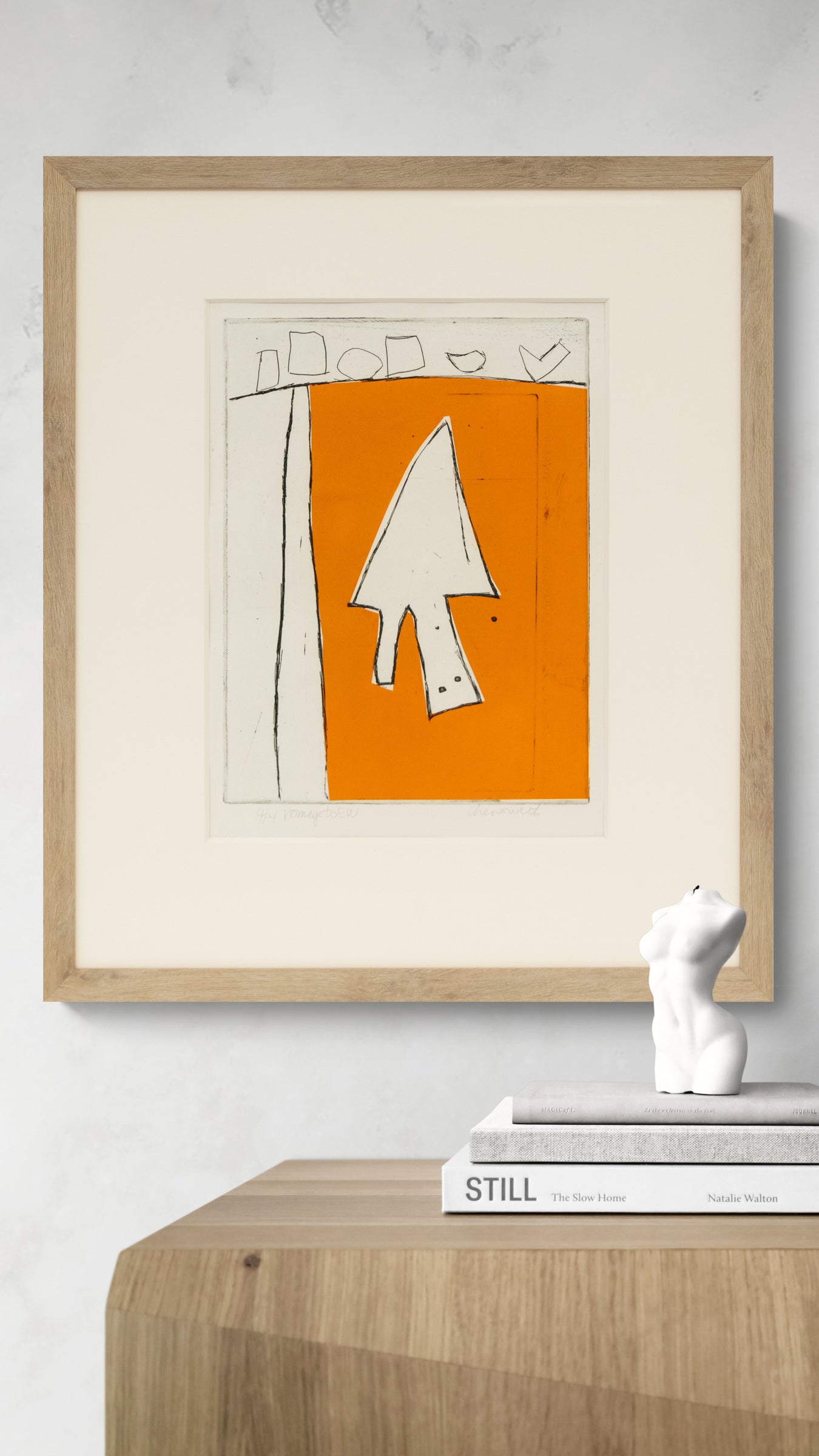 Homage to E.W. (Emerson Woelffer), Print