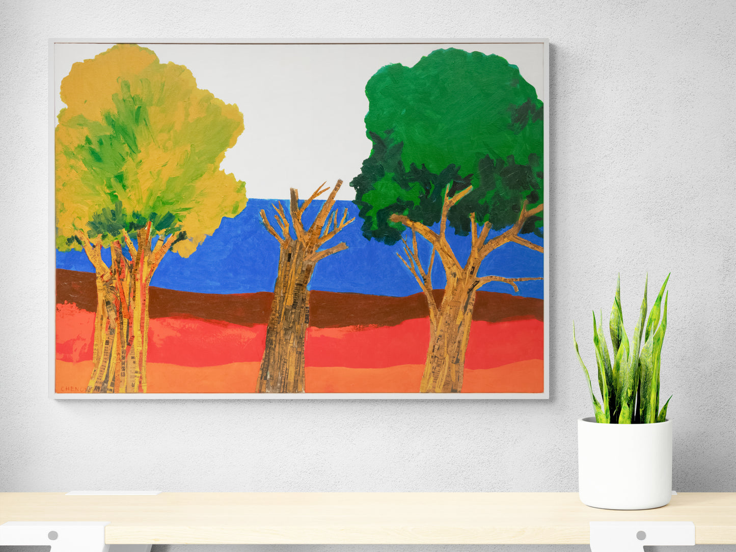 Untitled (Trees), Collage, 1980