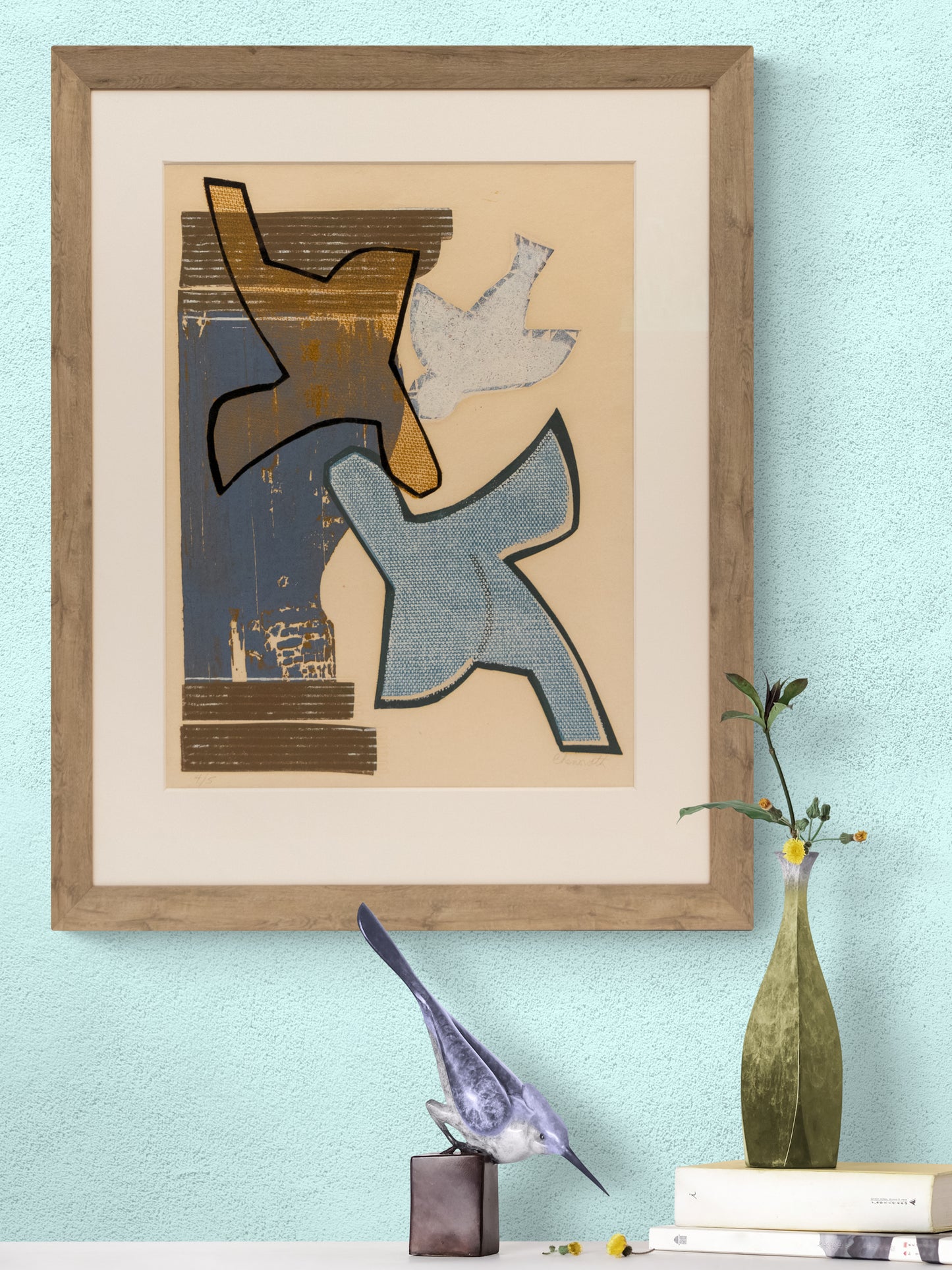 Untitled (Blue Birds), Print, 1970