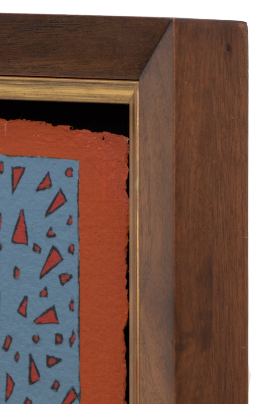 Angle of Repose (Abstracted landscape with a black mound sitting atop a green field), Painting, 2017