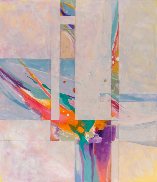 Colorado Wind (Abstract), Painting, dated 1988