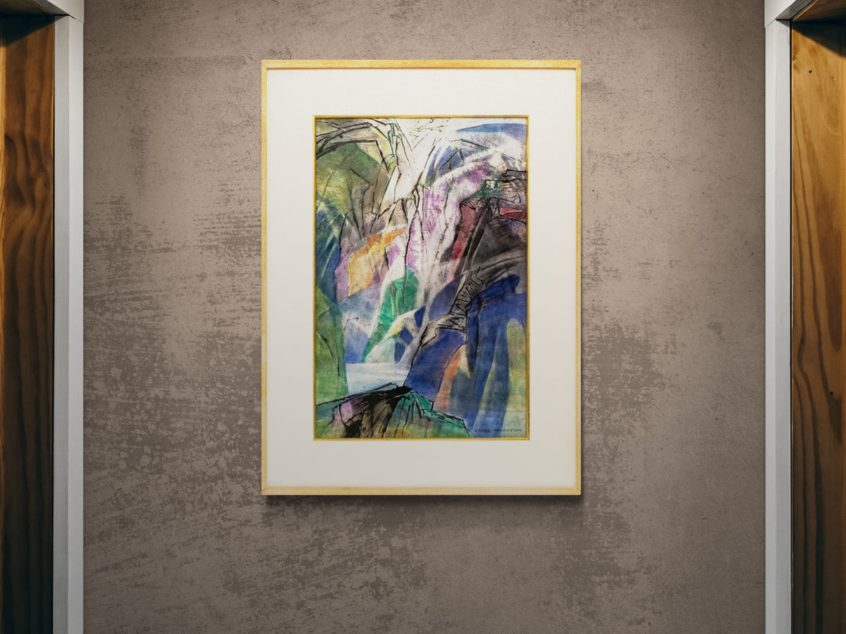 Canyon Morning (Colorado), Painting, dated 1982