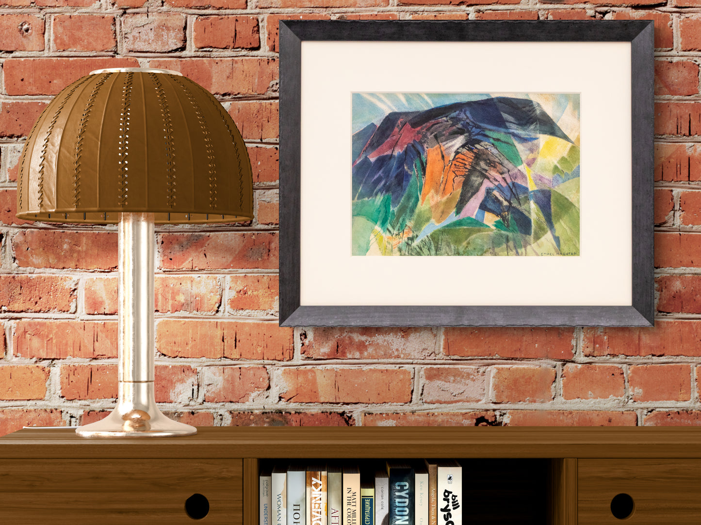 High Above the Valley (Colorado), Painting, circa 1970
