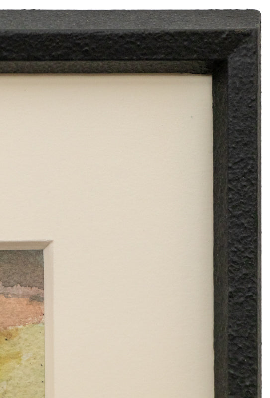 Springtime (Colorado), Painting, circa 1970, Ethel Magafan (1916-1993), Painting, 9 ¾ x 13 ¾ inches, Shipbox: ShipBox-S, Horizontal, Small, Framed, watercolor, paper, circa 1970, 1950-1999, 1960s, 1970s, 1980s, 20th CENTURY (1900-1999), Ethel, Magafan, Abstract, Landscape, Mountains, Women Artists, Broadmoor Art Academy - Colorado Springs Fine Arts Center, Colorado, Fine Art