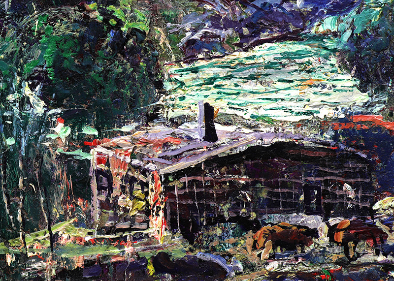 Little Ranch, Colorado, Painting, circa 1925-1930