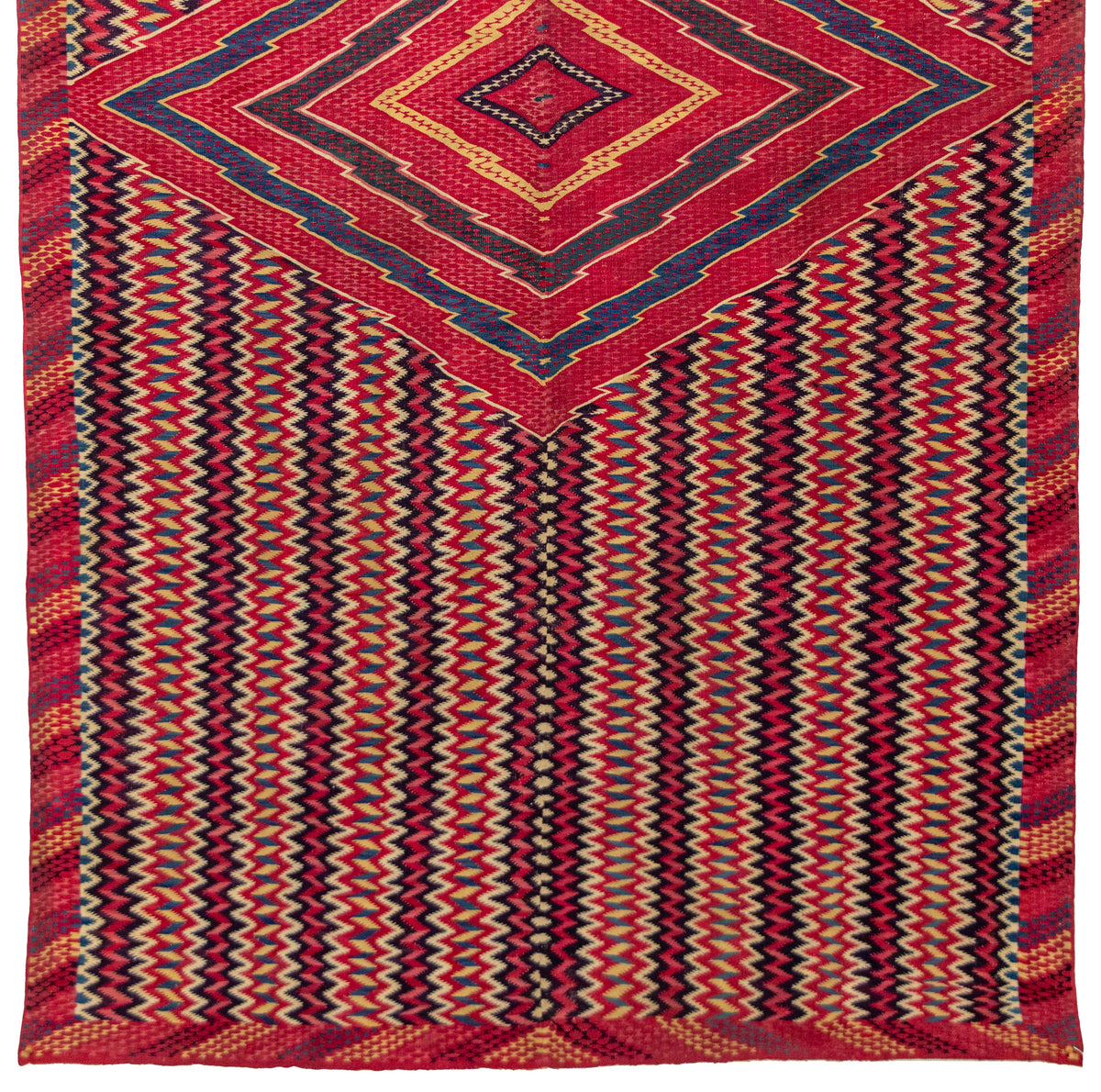 19th Century Mexican Saltillo Serape, circa 1880