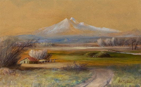 Longs Peak, From Near Longmont (Colorado), Painting, circa 1920