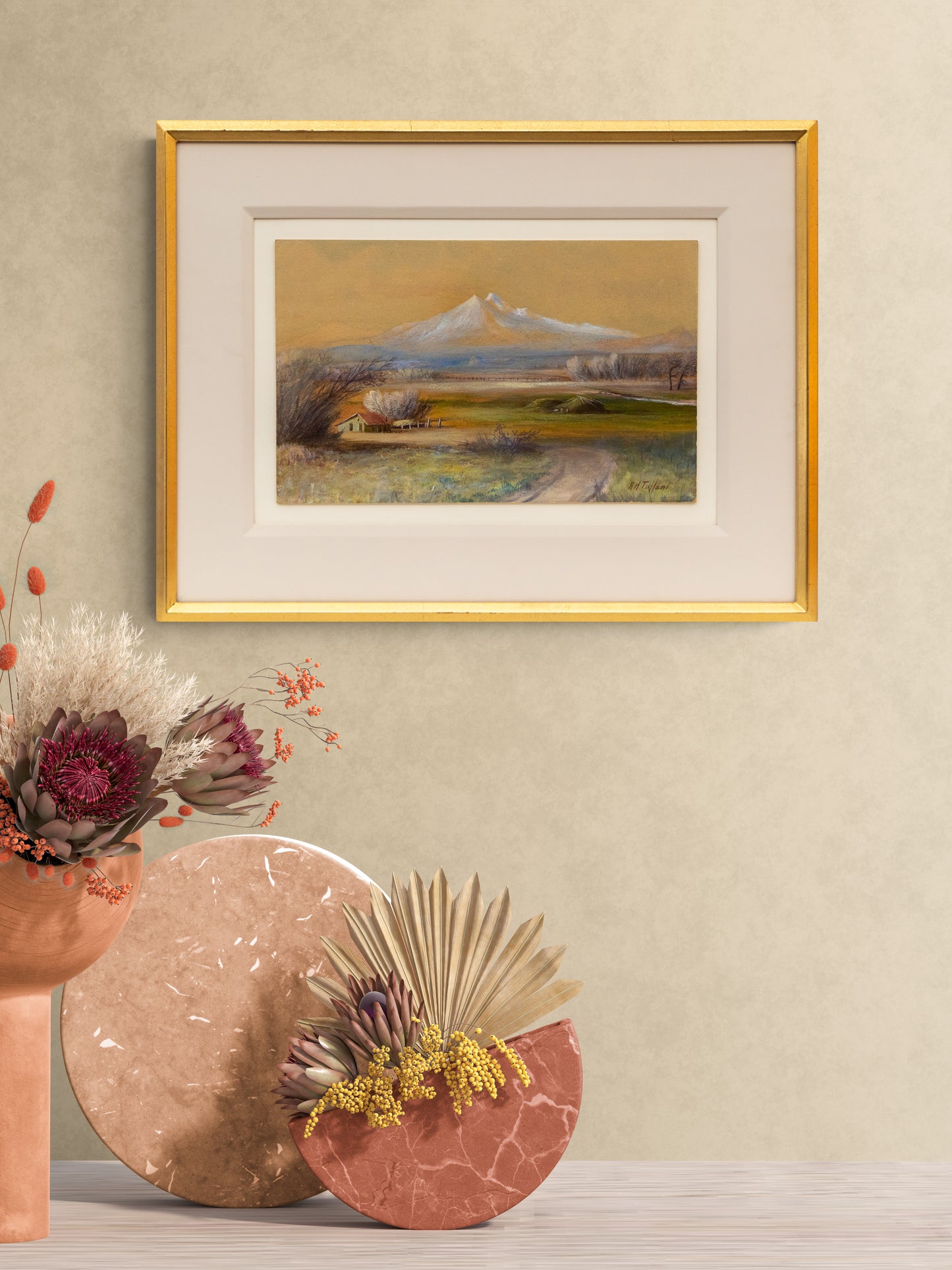 Longs Peak, From Near Longmont (Colorado), Painting, circa 1920