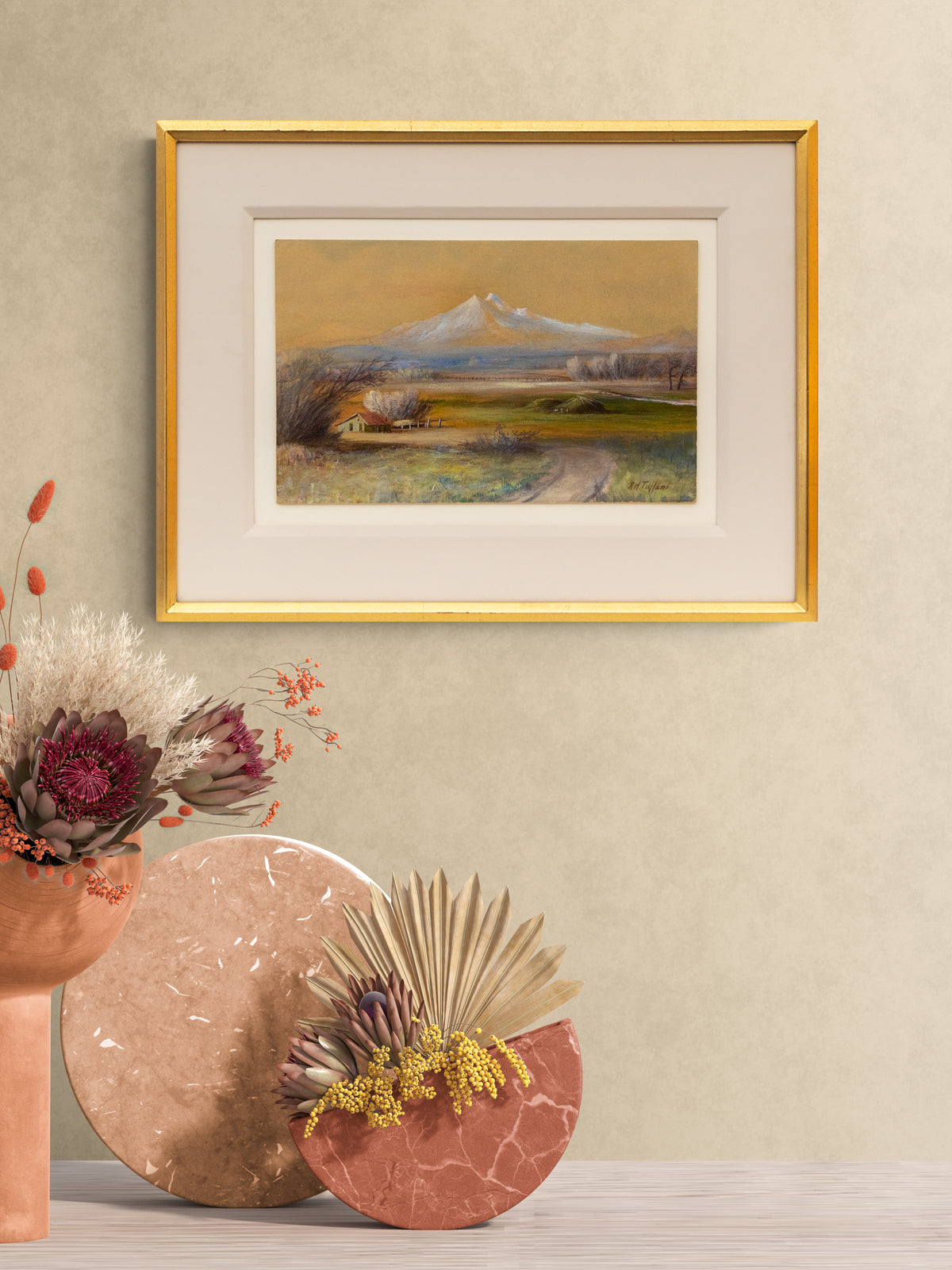 Longs Peak, From Near Longmont (Colorado), Painting, circa 1920