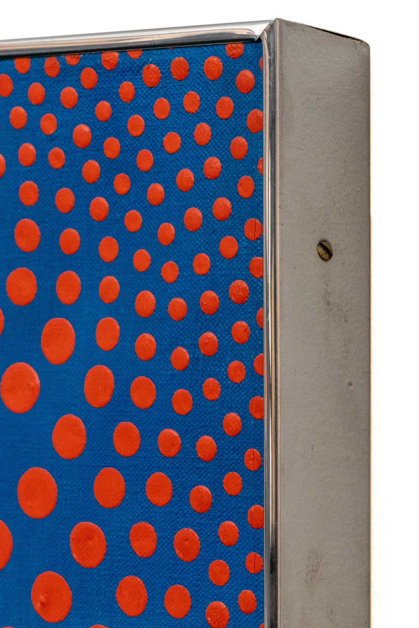 Cadmium Scarlet on Cerulean, #8 (Geometric Abstraction), Painting, dated 1968