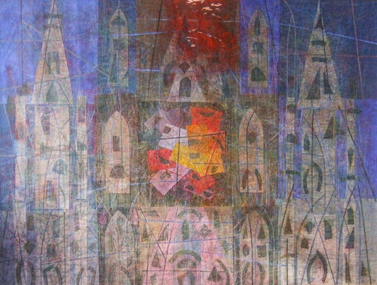 Thieves in the Cathedral, Painting