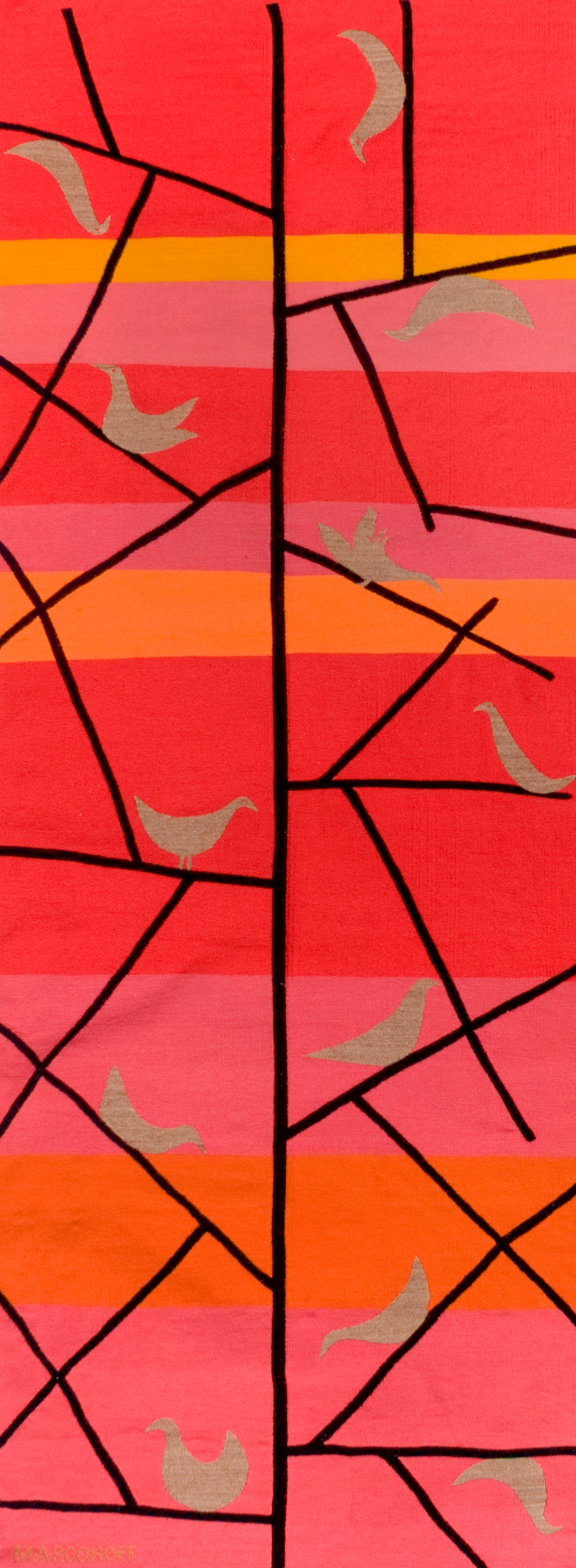 Untitled (Pink Tapestry), Painting