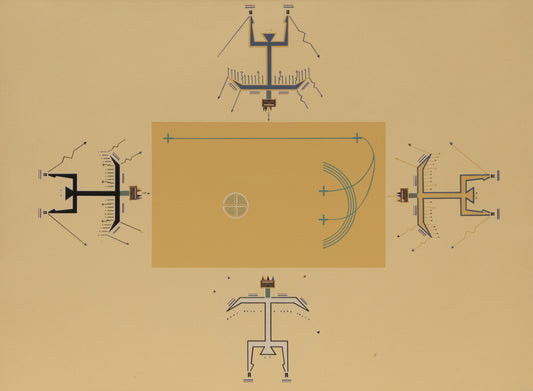 Where The Two Came To Their Father (XVII), Print, circa 1943