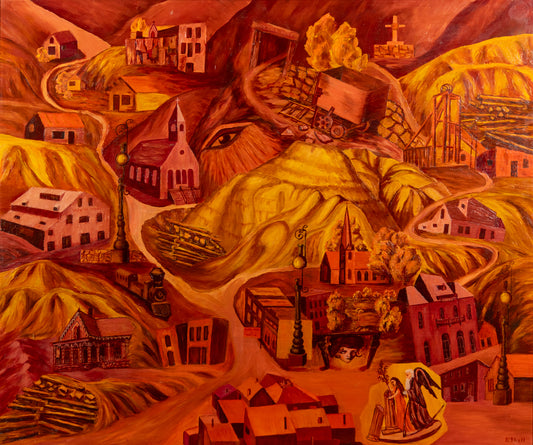 Untitled (Central City, Colorado), Painting, circa 1930-1950
