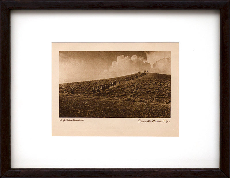 Down the Western Slope, Photogravure, copyright 1913